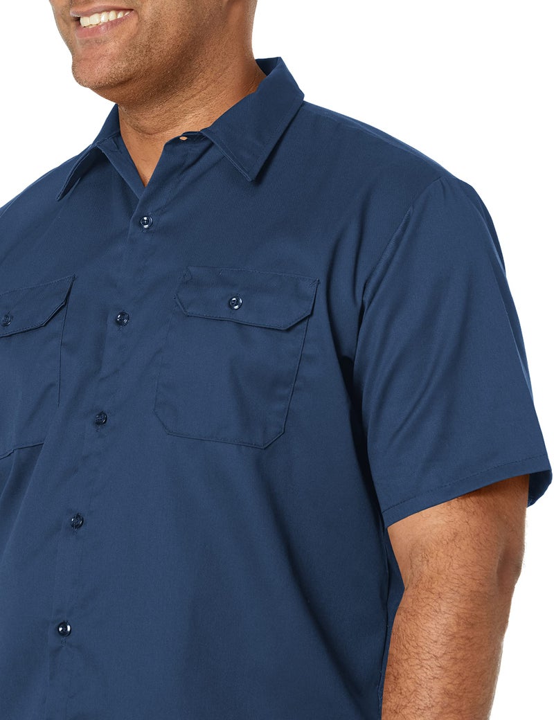 Red Kap mens Utility Uniform Shirt, Navy, 4X-Large US - Image 3